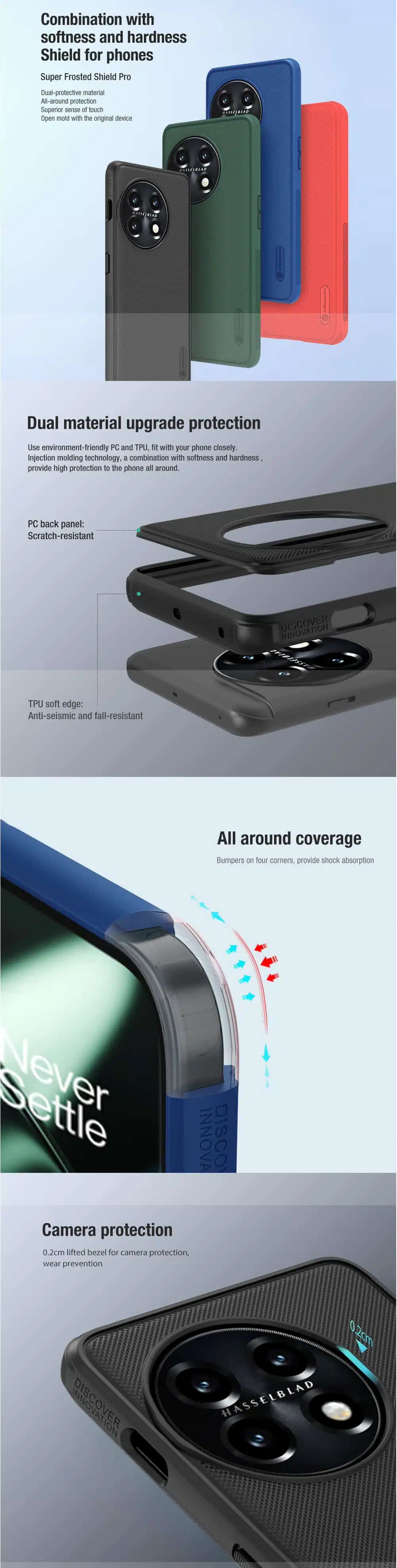 Nillkin Oneplus 11 Super Frosted Shield Case