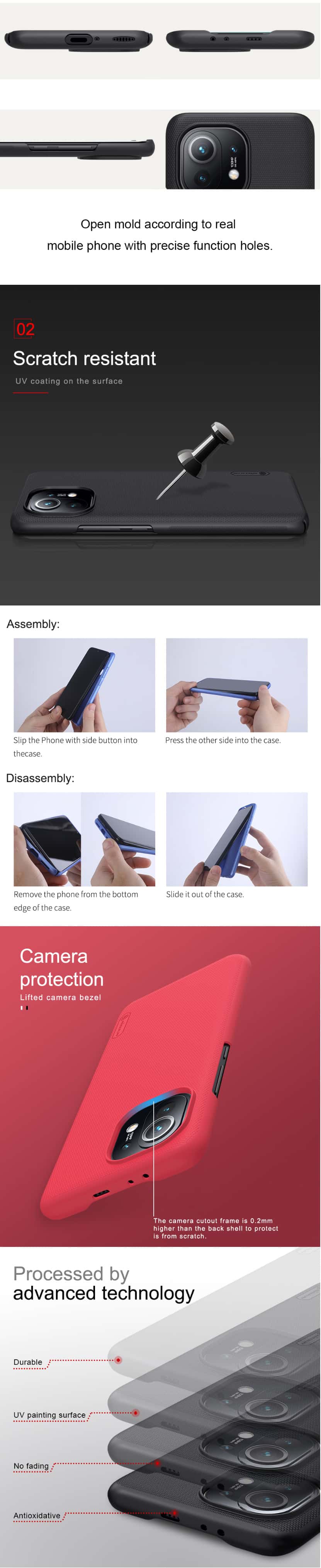 Nillkin Xiaomi Mi 11 Pro Super Frosted Shield Case 5
