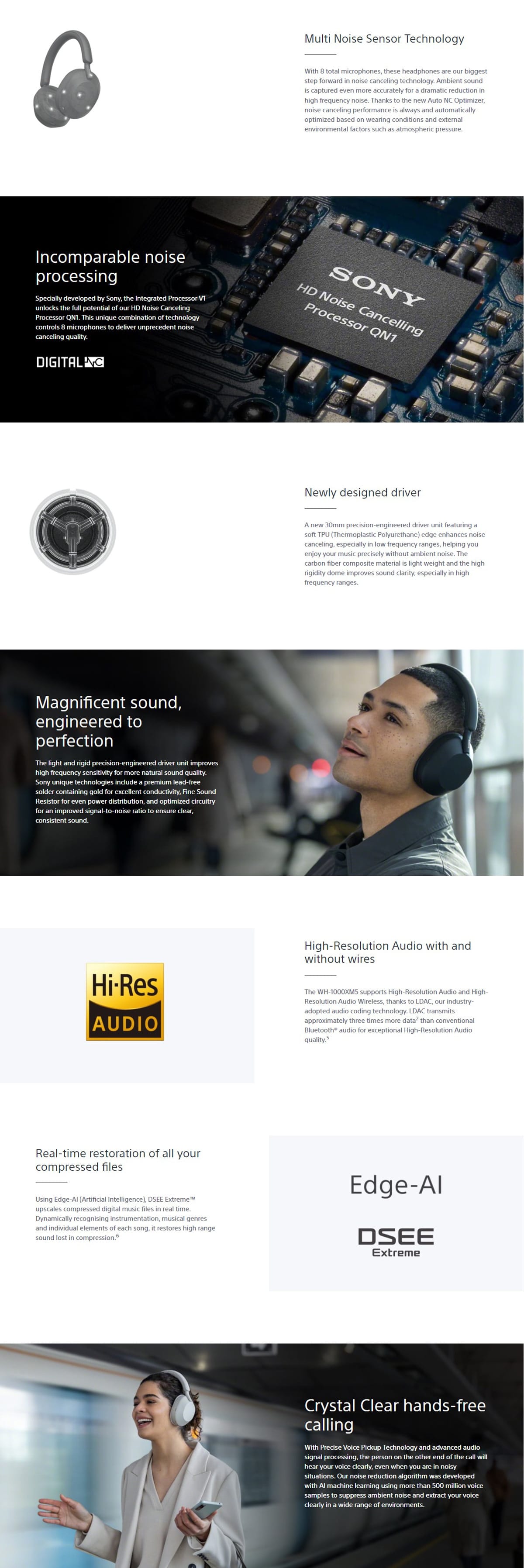 Sony WH 1000XM5 Noise Canceling Wireless Headphones 9