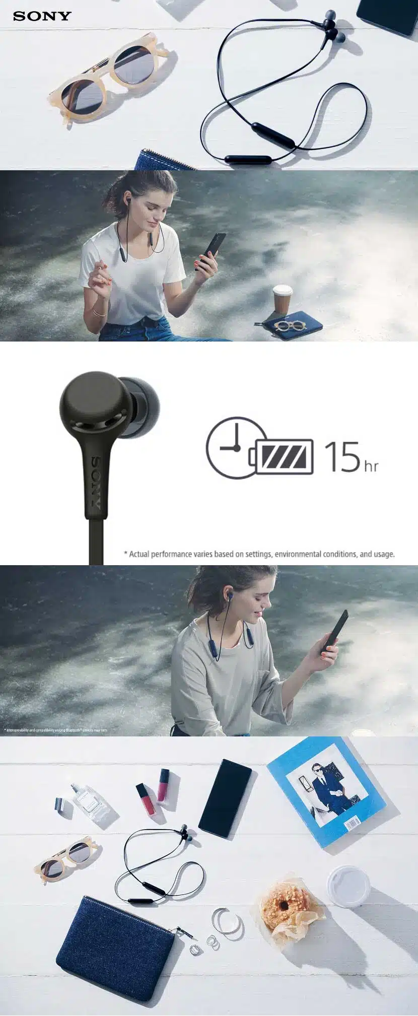 Sony WI-XB400 Wireless in-Ear Extra Bass Headset