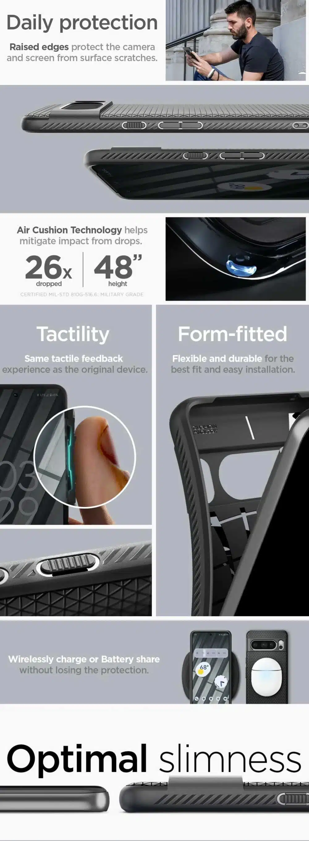 Spigen Pixel 8 Liquid Air Armor Case