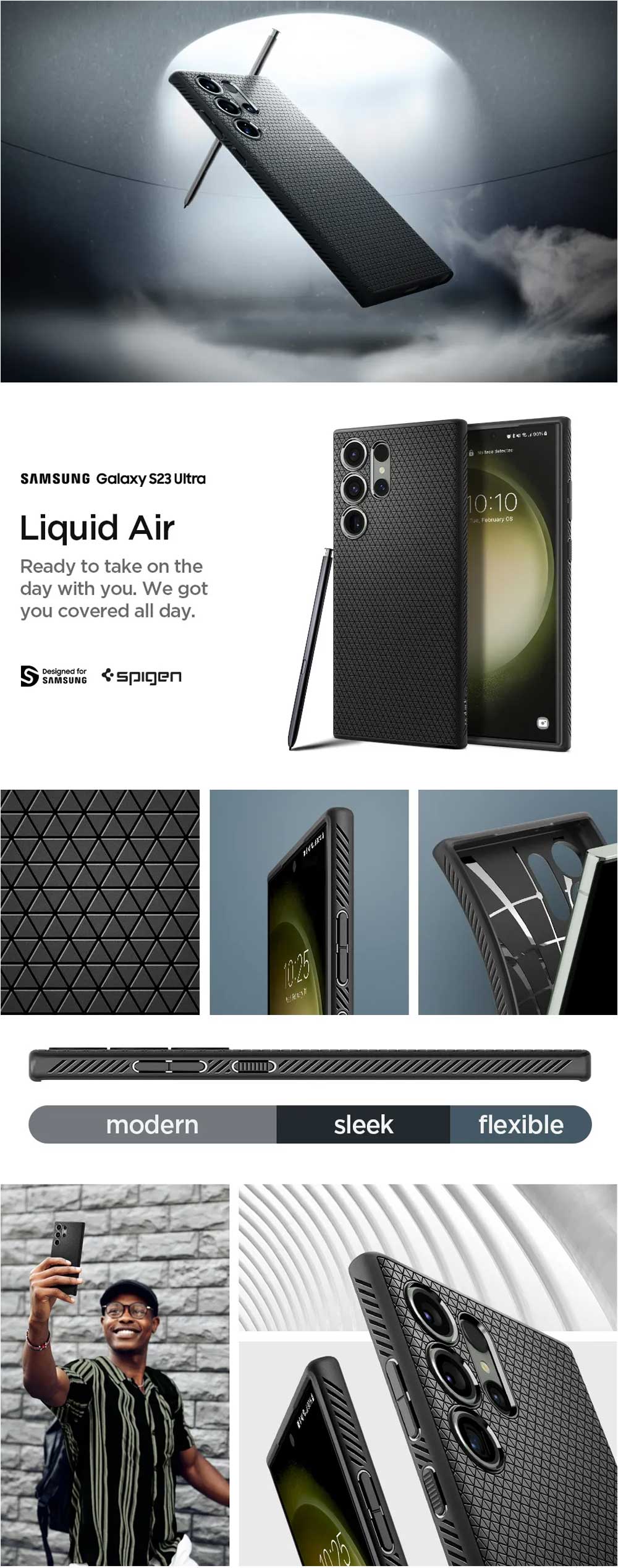 Spigen Samsung Galaxy S23 Ultra Liquid Air Case