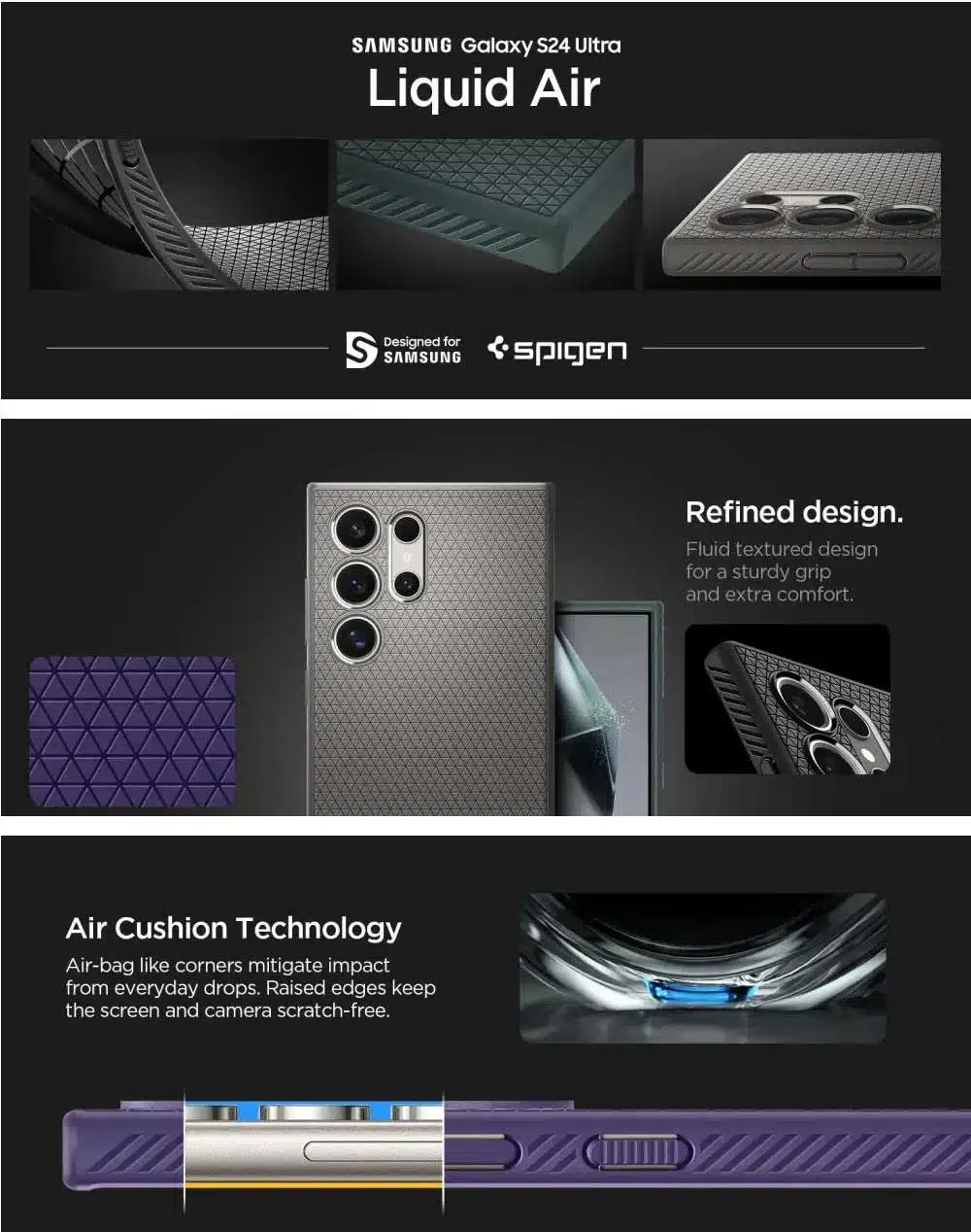 Spigen Samsung Galaxy S24 Ultra Liquid Air Case