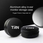 TRN Round Metal Portable Earphone Storage Box