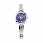 Titan 2598SM03 Blue Dial Metal Strap Analog Watch for Women