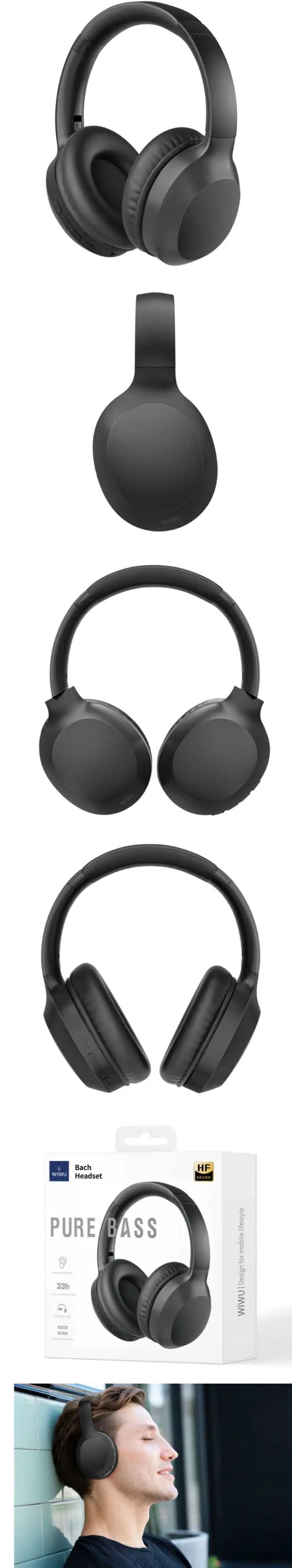 WiWU TD-01 Stereo Bach Wireless Bluetooth Headphone
