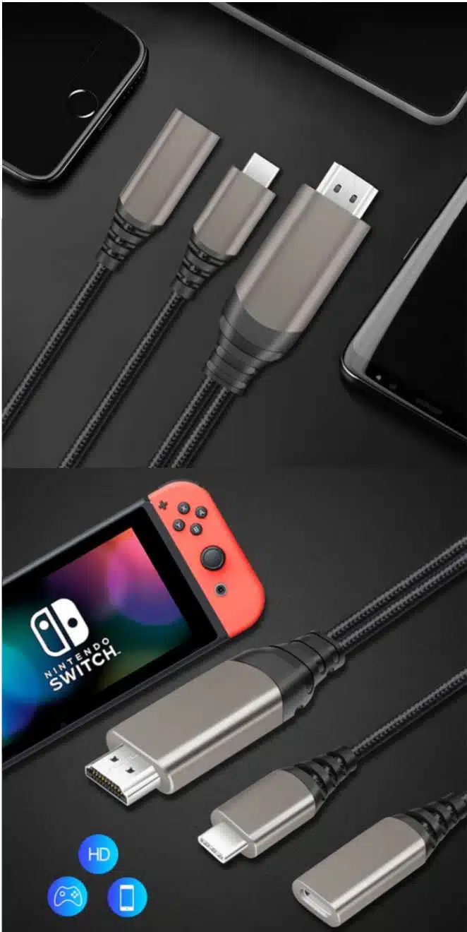 WiWU X10 Nylon Braided Type-C To HDMI Cable