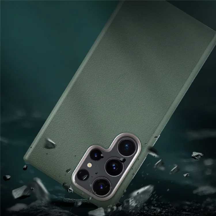 X-Level Samsung Galaxy S24 Ultra Skin Feel PU Leather Magnetic Case