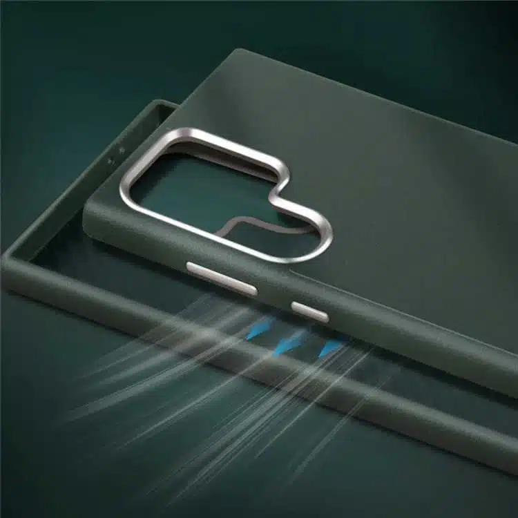 X-Level Samsung Galaxy S24 Ultra Skin Feel PU Leather Magnetic Case