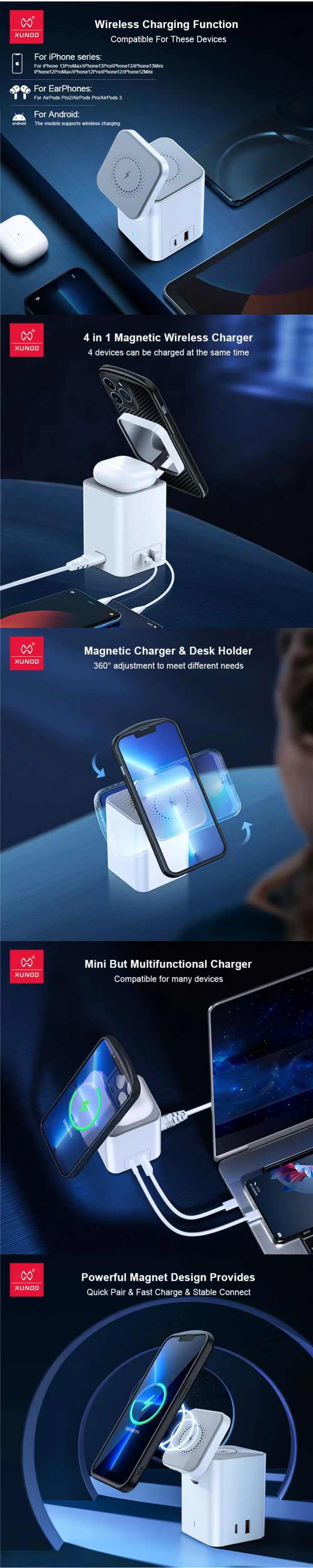 XUNDD-4-in-1-Magnetic-Wireless-Desktop-Charger-XDCH-041
