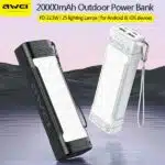 Awei P175K 22.5W 20000mAh PowerBank With Strong Flashlight