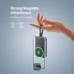 Baseus 30W 10000mAh Magnetic Mini Wireless Power Bank With Built-In Type-C Cable - Image 8