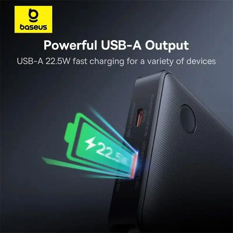 Baseus Airpow Lite 22.5W 10000mAh Power Bank Dual-Cable Version
