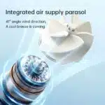 JISULIFE FA52 Umbrella With Cooling Fan - Image 2