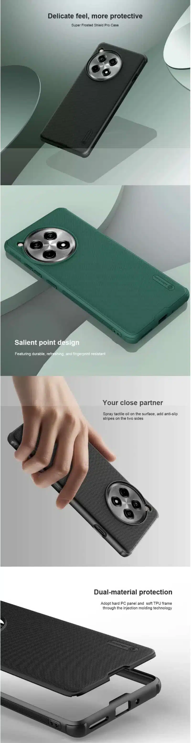 Nillkin Oneplus ACE 3 Super Frosted Shield Pro Case