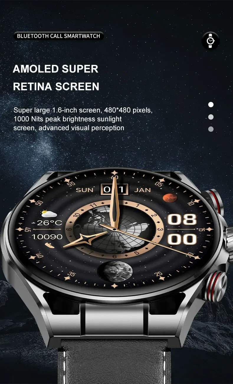 Xiaomi Heyplus GTR AMOLED Calling Smart Watch8