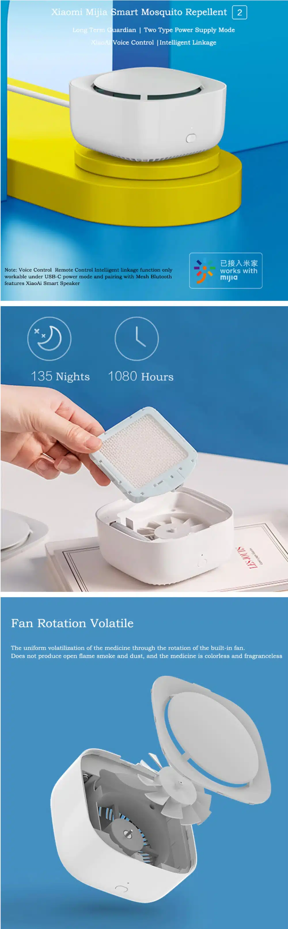 Xiaomi Mijia Intelligent Mosquito Repellent 2 (WX10ZM)