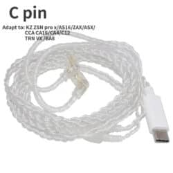 CCA Type C Silver Plated Cable Without Mic 3