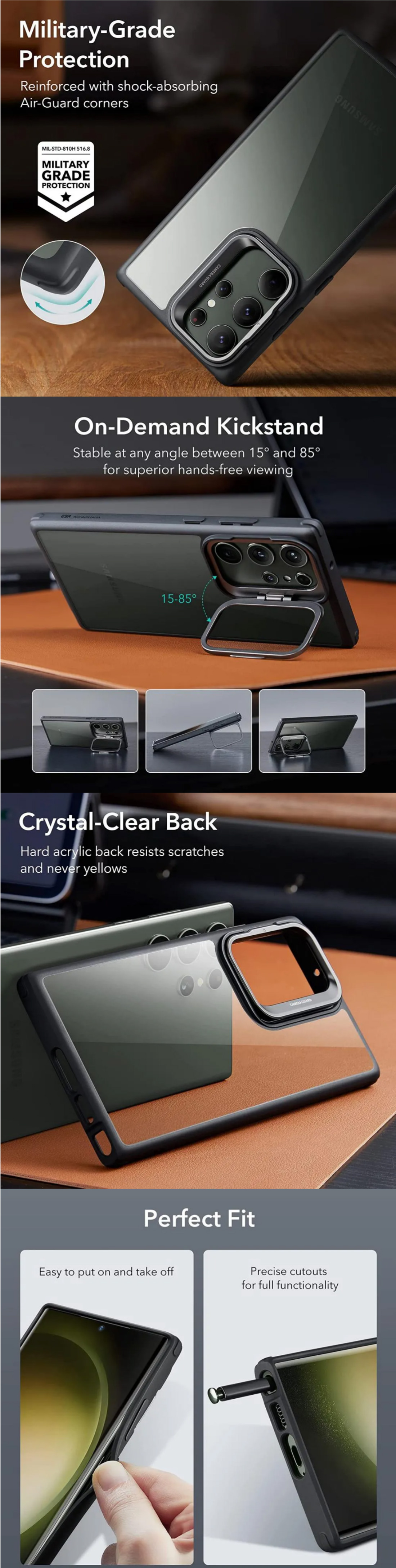ESR Samsung Galaxy S23 Ultra Classic Kickstand Case