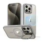 ESR iPhone 15 Pro / 15 Pro Max Classic Hybrid Case with Stash Stand (HaloLock)
