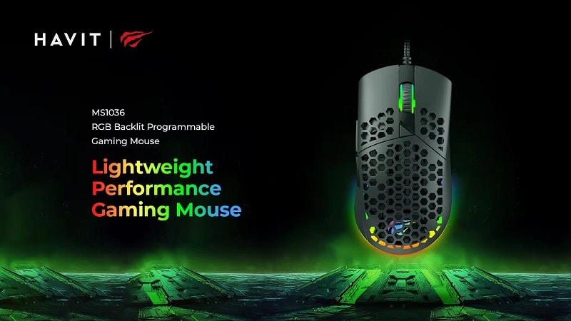 Havit MS1036 RGB Wired Programmable Gaming Mouse 4