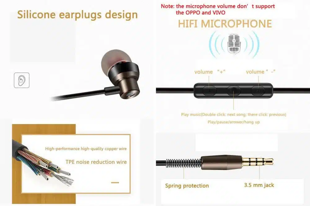 Headroom MS18 3.5mm Metal Earphone