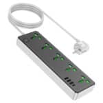 Hoco AC13A Talento 5 Sockets Power Strip 1.5M EU Plug 5