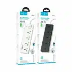 Hoco AC13A Talento 5 Sockets Power Strip 1.5M (EU Plug) - Image 6