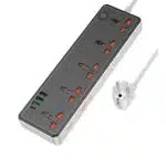 Hoco AC14A Rico 5 Sockets PD30W Power Strip 1.5M (EU Plug) - Image 3