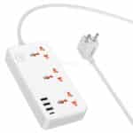 Hoco AC8A Storm 3 Sockets Power Strip 1.5M EU Plug 4