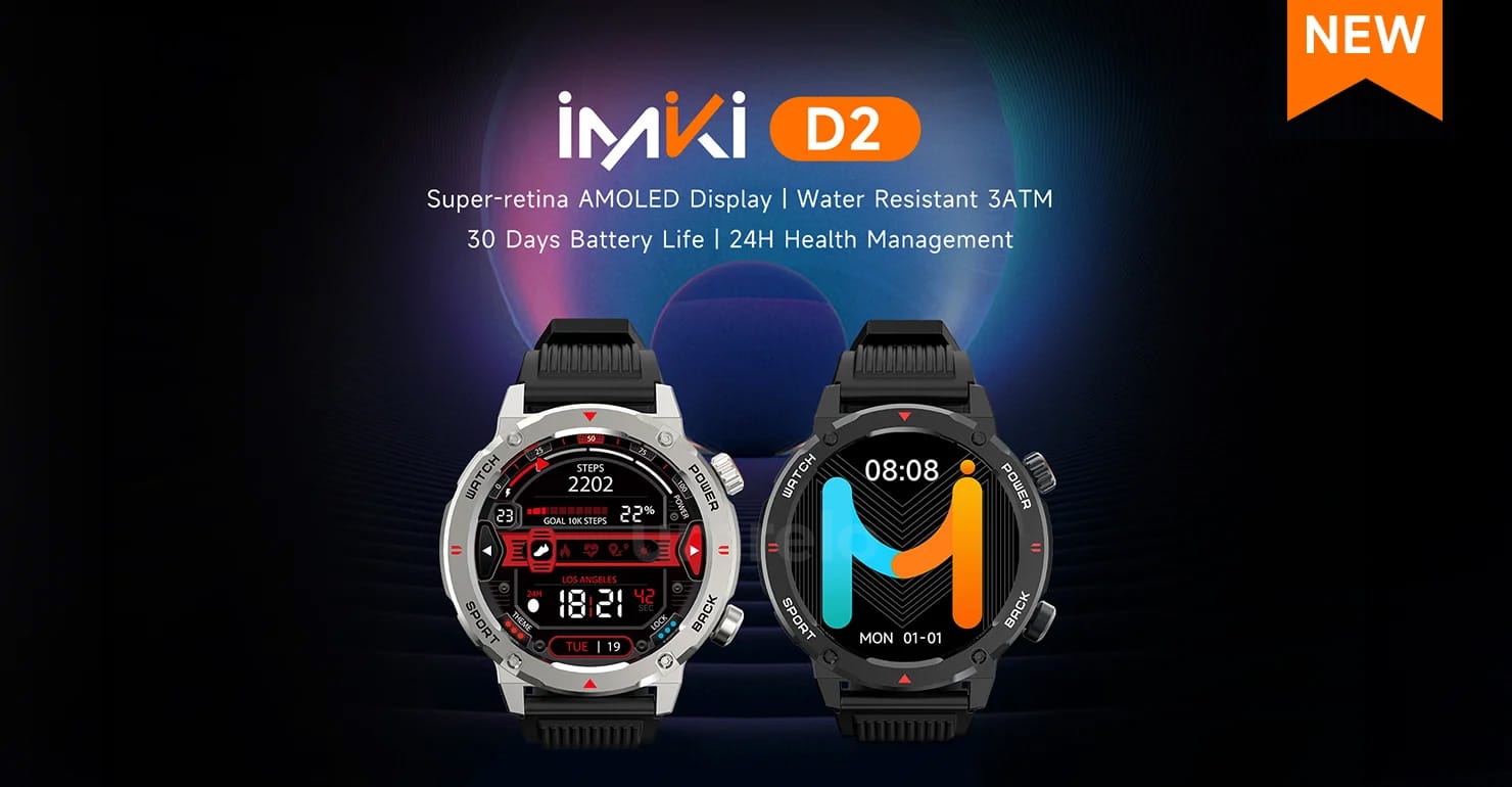 IMILAB IMIKI D2 AMOLED Bluetooth Calling Rugged Smart Watch