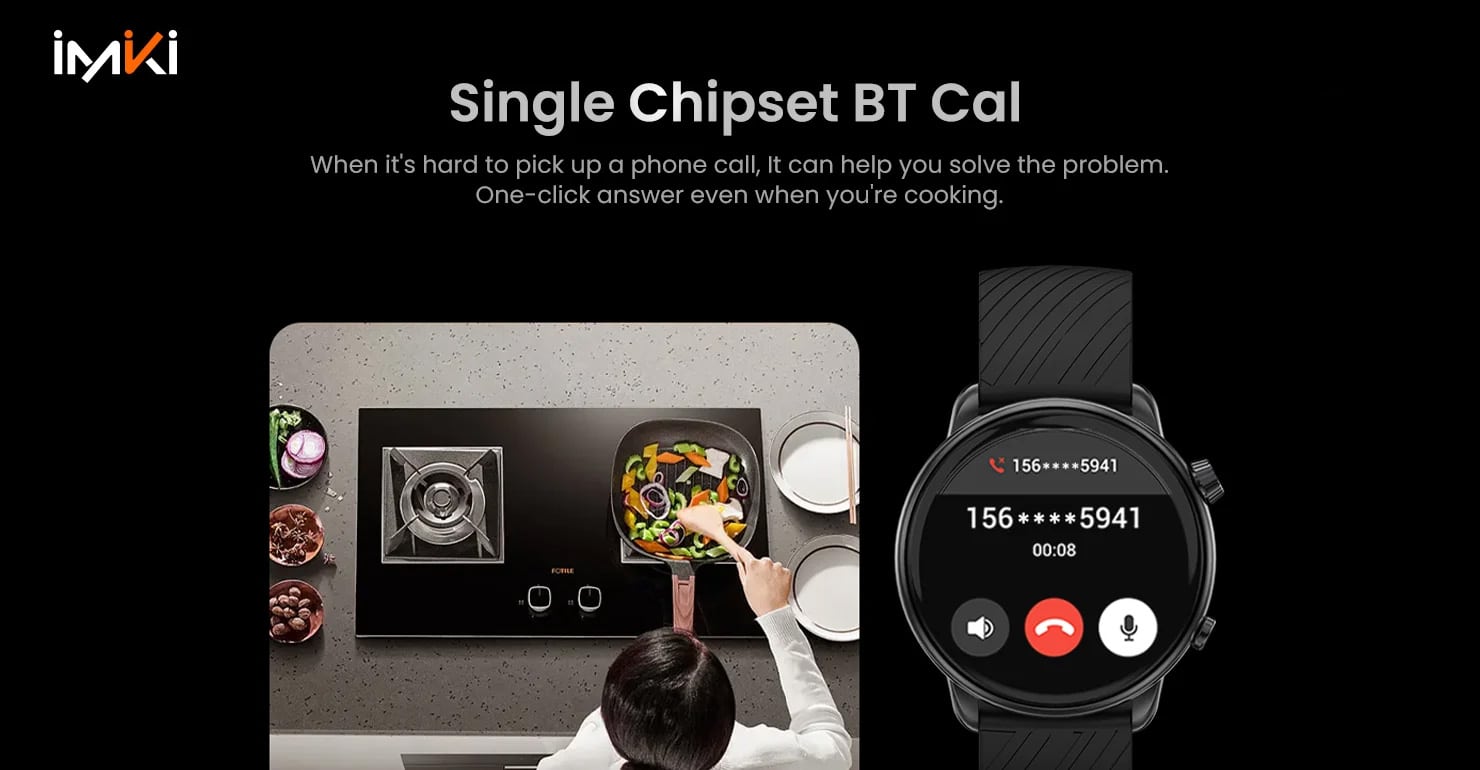 IMILAB IMIKI TG2 AMOLED Bluetooth Calling Smart Watch 8