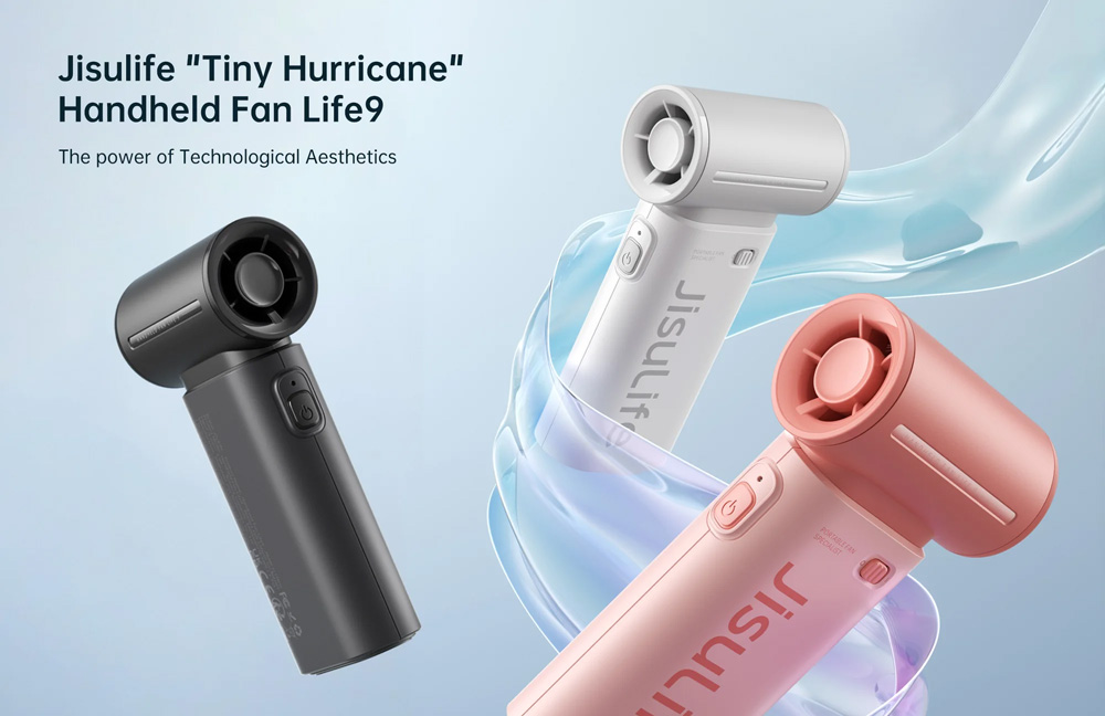 JISULIFE Handheld Fan Life9