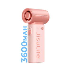 JISULIFE Handheld Fan Life9 3600mAh Pink