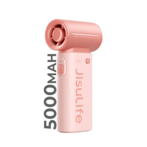 JISULIFE Handheld Fan Life9 5000mAh Pink