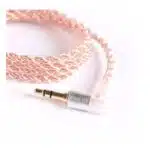 KBEAR 4 Core Silver Plated Copper Cable with Mic QDC Pin
