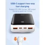 LDNIO PQ18 22.5W 20000mah Magnetic Wireless Powerbank - Image 5