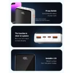 LDNIO PQ18 22.5W 20000mah Magnetic Wireless Powerbank - Image 7