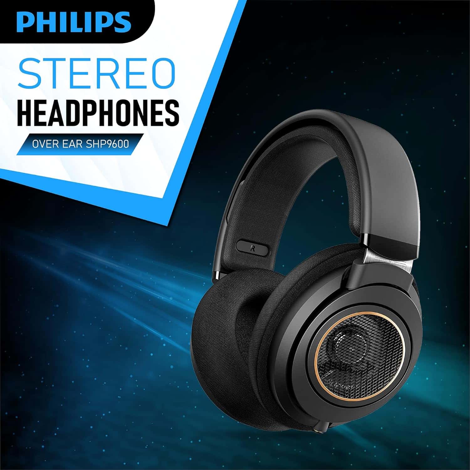 Philips SHP960 Wired Over Ear Headphones 10