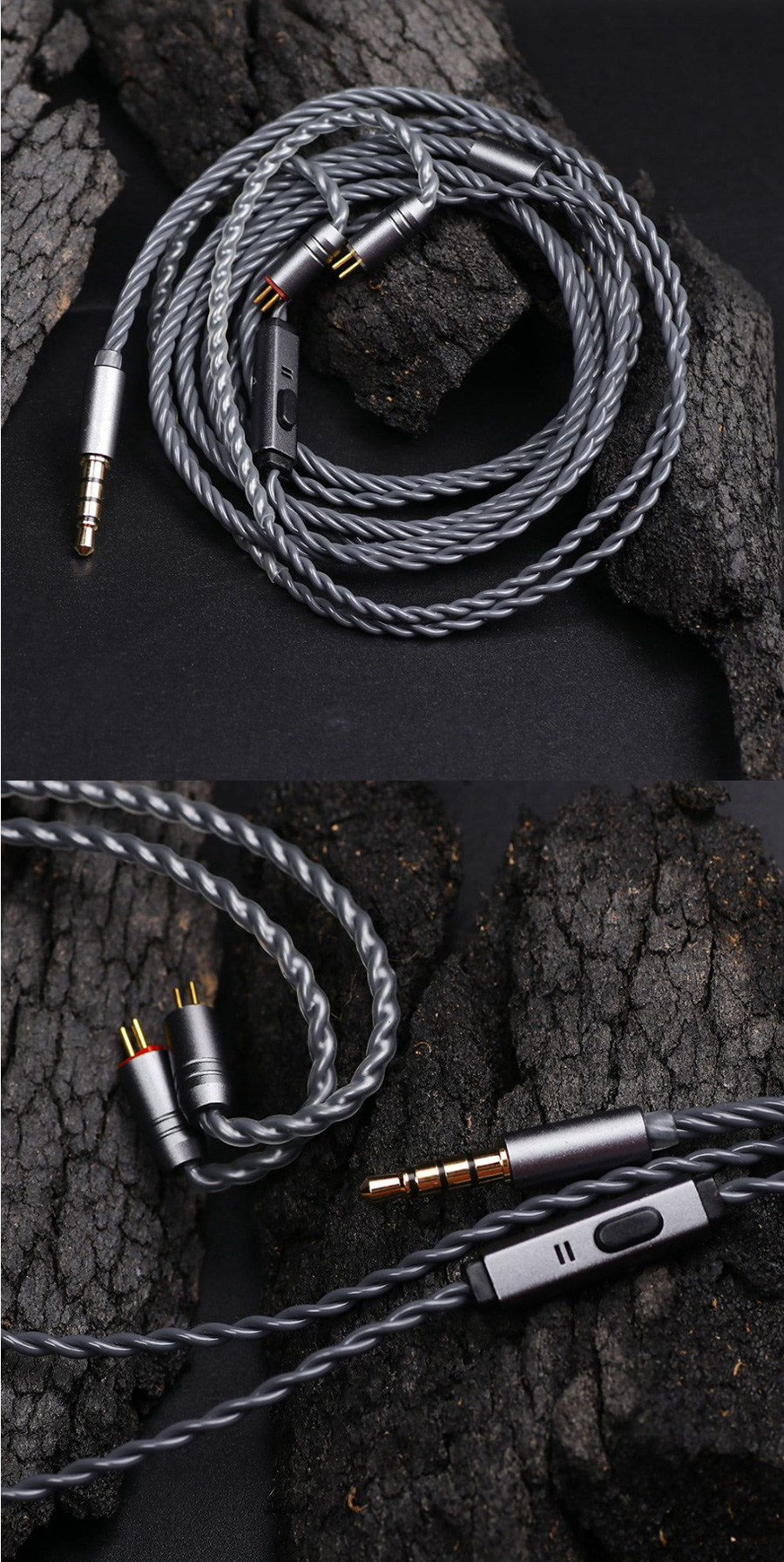 Tripowin Grace cable with microphone(2 pin)