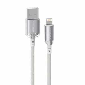 VYVYLABS VCSUL-01 Crystal Series 2.4A USB to Lightning Fast Charging Data Cable 1 Meter