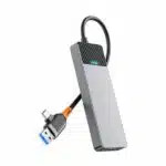 WiWU A431C Linker 4 in 1 USB-A and USB-C Hub - Image 2