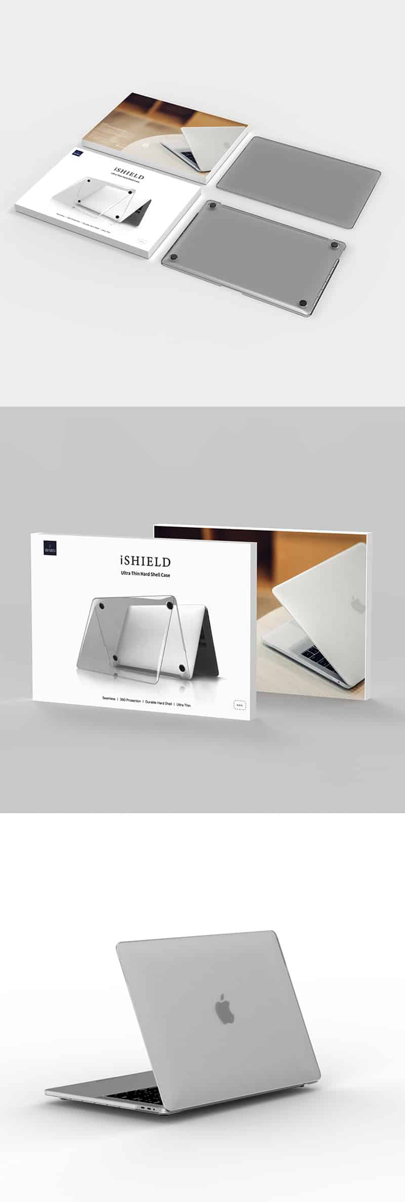WiWU MacBook Air Pro iSHIELD Ultra Thin Hard Shell Case