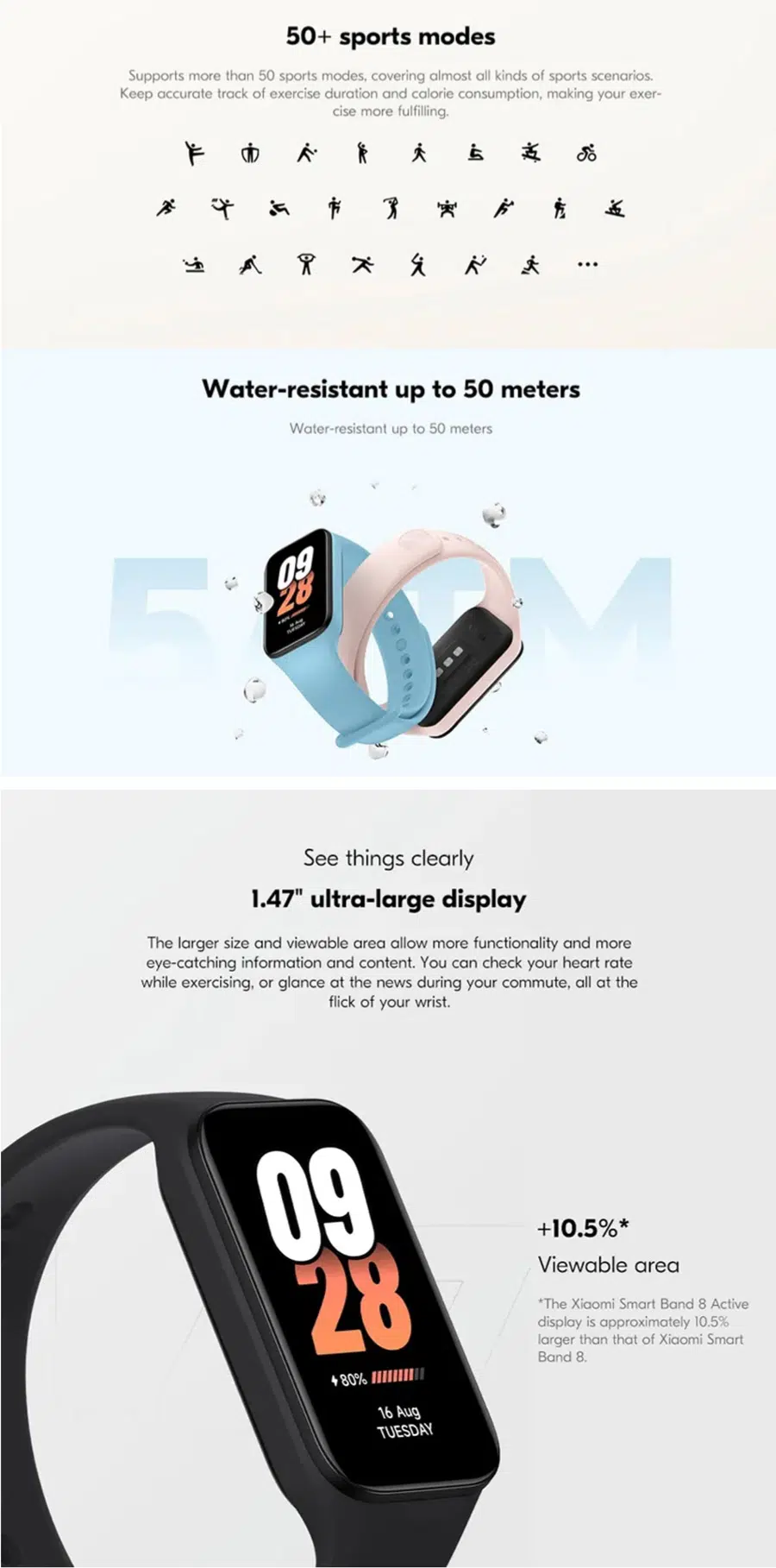Xiaomi Smart Band 8 Active