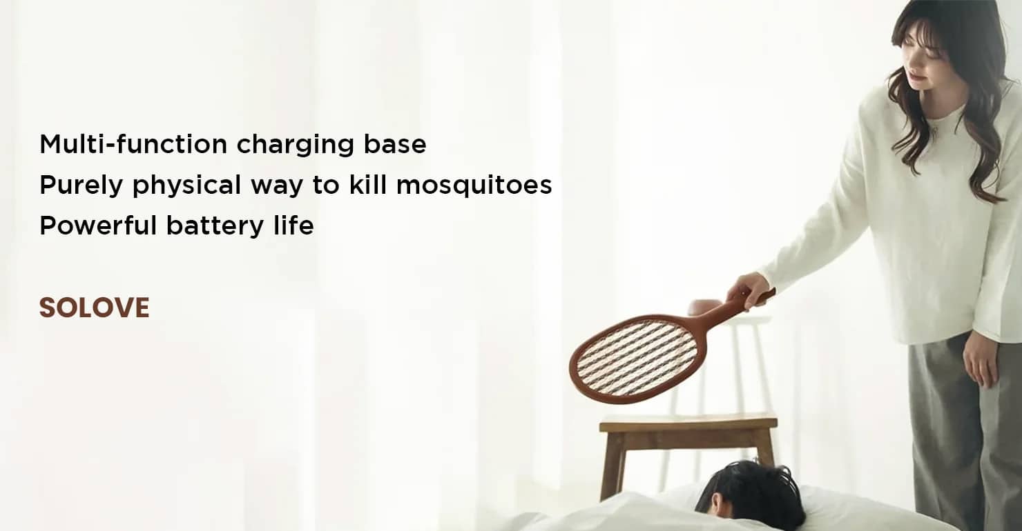 Xiaomi Solove P1 Electric Mosquito Swatter Bat 3