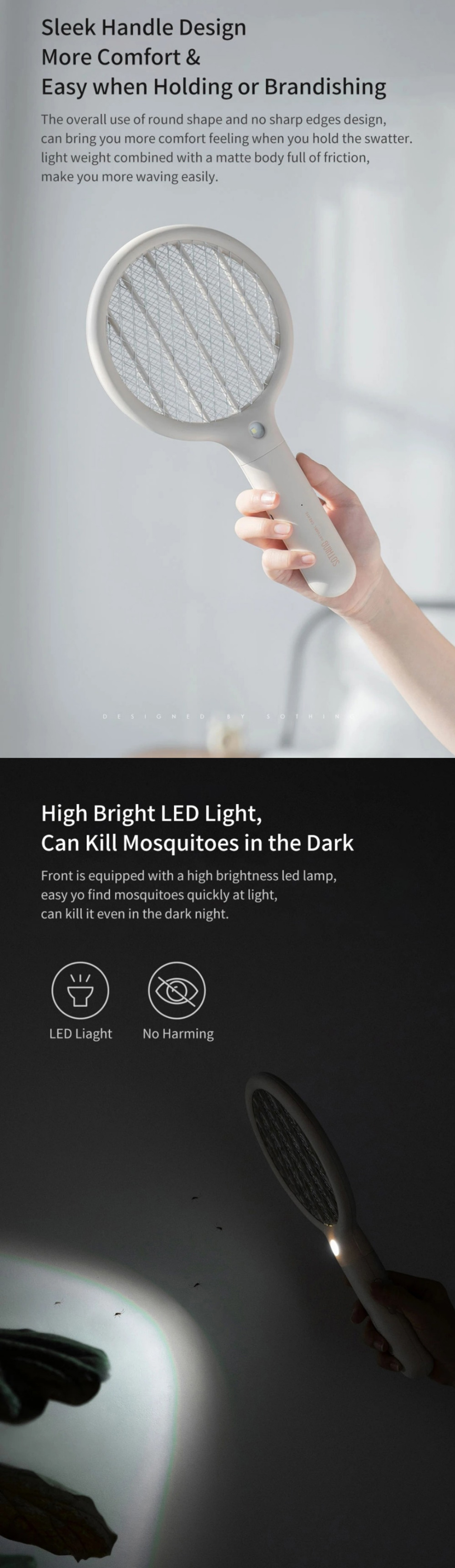 Xiaomi Sothing Mini Electric Mosquito Swatter 6