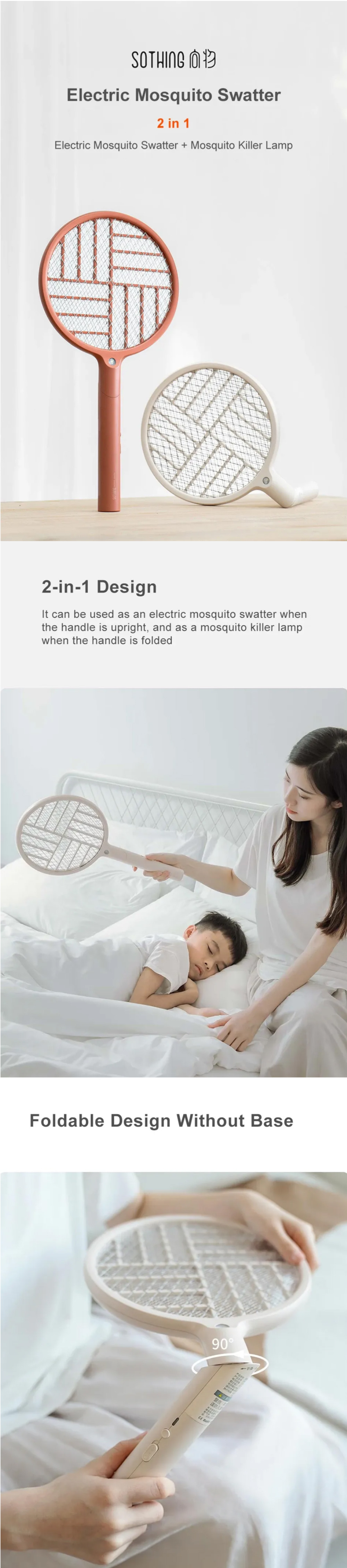 Xiaomi Sothing WINDOW Electric Mosquito Swatter