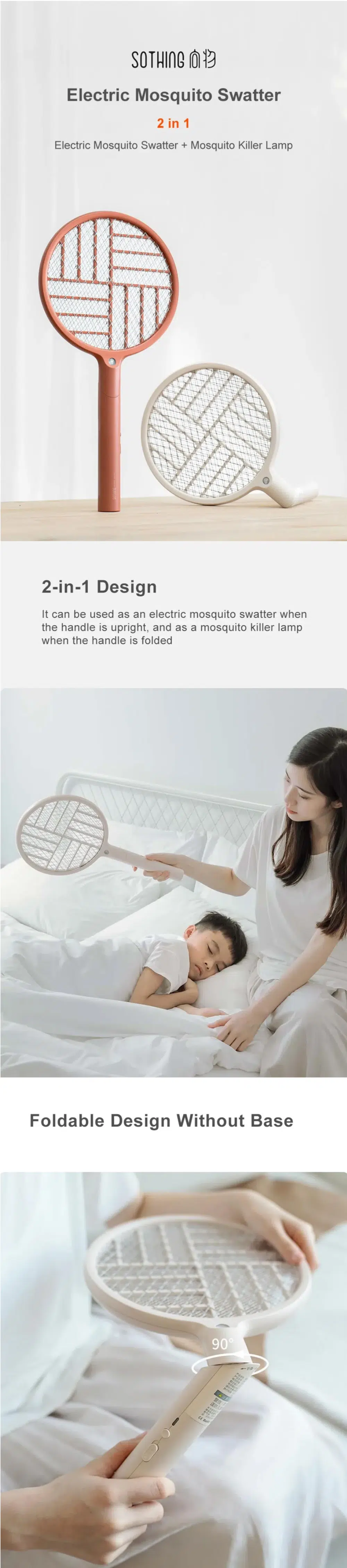 Xiaomi Sothing WINDOW Electric Mosquito Swatter