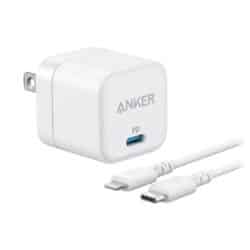 Anker PowerPort III 20W PD Wall Charger With USB C to Lightning Cable - B2149