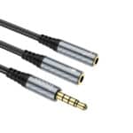 Hoco UPA21 2 in 1 3.5mm Female to 3.5mm 2 Male Audio Adapter Cable 2